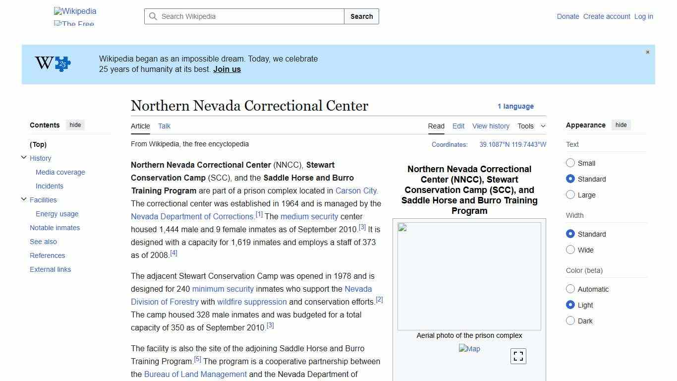Northern Nevada Correctional Center - Wikipedia